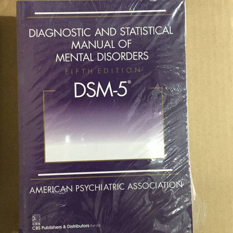 diagnostic and statistical manual of mental disorders 5 edtitiin DSM -5