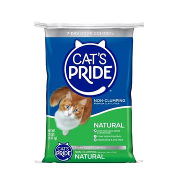 رمل مناسب للقطط الحساسة بدون رائحة حجم 9.07 كيلو من Cat’s pride