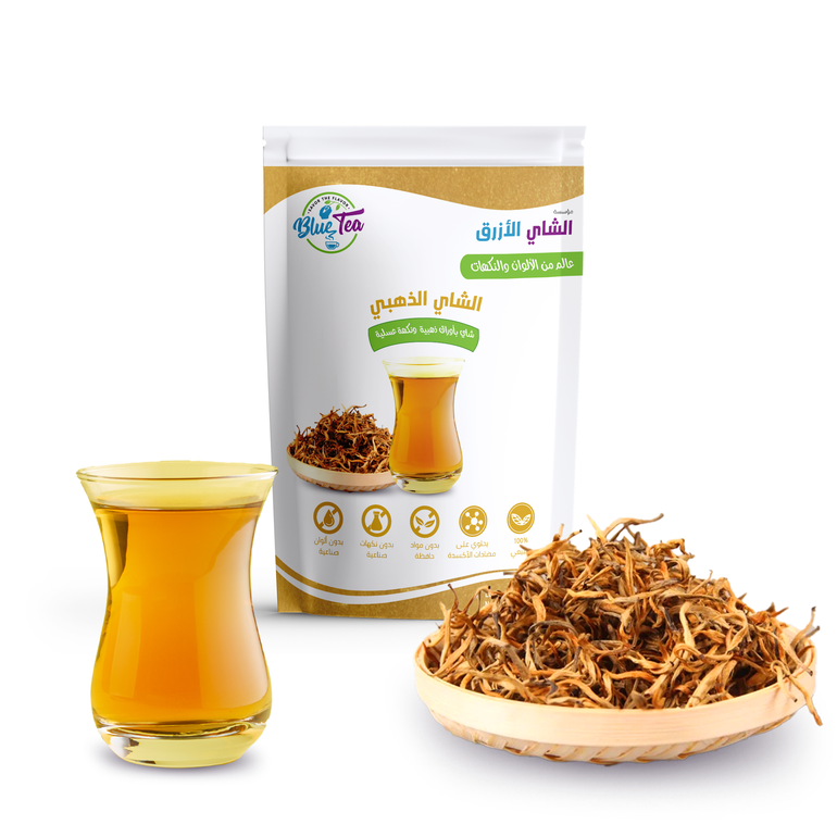 درزن أكياس الشاي الذهبي (12 كيس - 50 جرام)