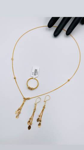 YELLOW GOLD HALF SET K21
