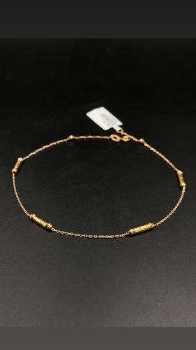 21K GOLD ANKLET
