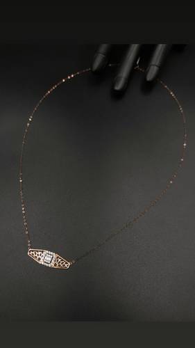 ROSE GOLD NECKLACE K18