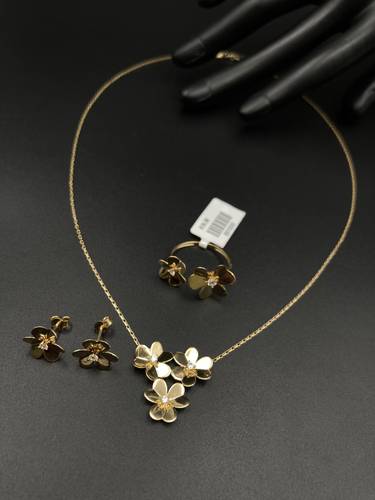 HALF SET YELLOW GOLD 18K