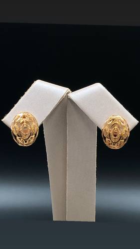YELLOW GOLD EARINGS 21K