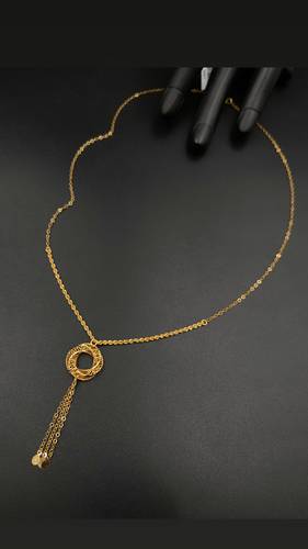 عقد ذهب أصفر عيار 21
