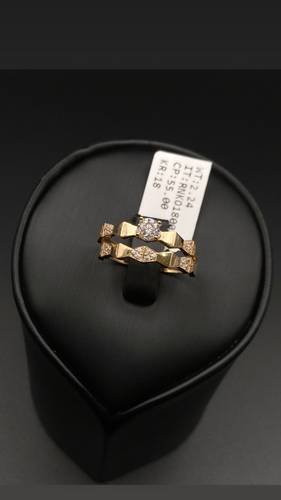 YELLOW GOLD RING K18