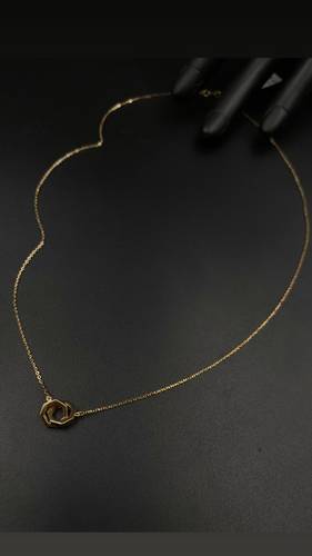 YELLOW GOLD NECKLACE K18