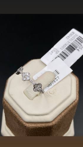 NATURAL DIAMOND RING WITH GOLD K18