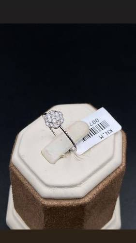 NATURAL DIAMOND RING WITH GOLD K18