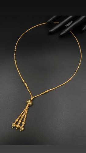 GOLD LONG NECKLACE K21