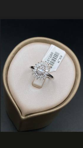 WHITE GOLD RING K18