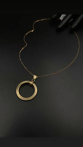 عقد ذهب أصفر عيار 18