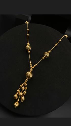 GOLD LONG NECKLACE K21