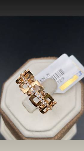GOLD RING ROSE K21