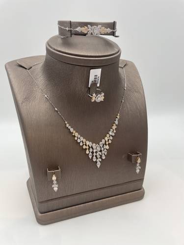 18K MIX YELLOW, WHITE GOLD FULL SET