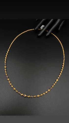 GOLD LONG NECKLACE K21