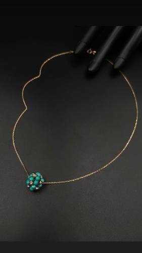 YELLOW GOLD NECKLACE K18