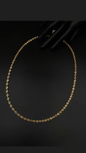 GOLD LONG NECKLACE K18