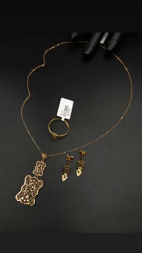 YELLOW GOLD HALF SET K21