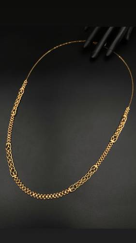 GOLD LONG NECKLACE K21