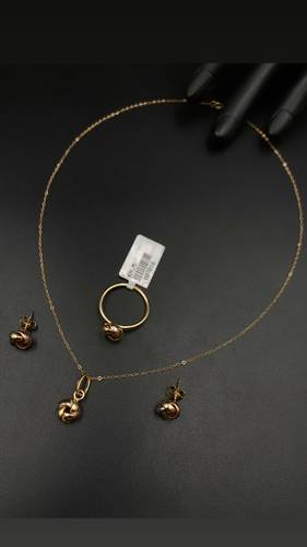 18K GOLD HALF SET