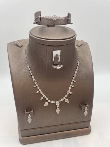 18K WHITE GOLD FULL SET