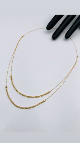 YELLOW GOLD NECKLACE K18