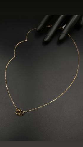 YELLOW GOLD NECKLACE K18