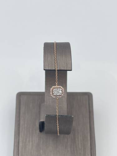إسوارة ألماس طبيعي عيار ١٨