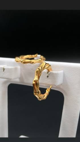 ‎حلق ذهب عيار 21