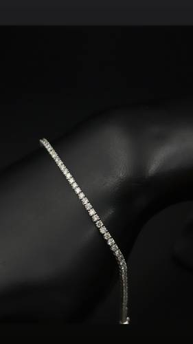 سوارة تنس ألماس طبيعي مع ذهب عيار 18