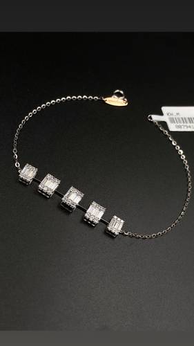 WHITE GOLD BRACELET K18