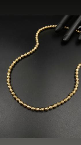 GOLD LONG NECKLACE K18