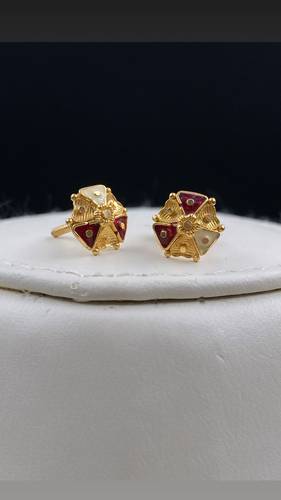 GOLD EARINGS 21K