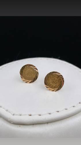 YELLOW GOLD EARINGS 21K