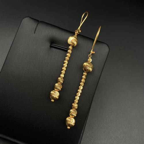 حلق ذهب عيار 21