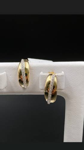 YELLOW GOLD EARINGS K18