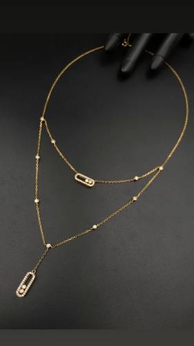 YELLOW GOLD NECKLACE K18