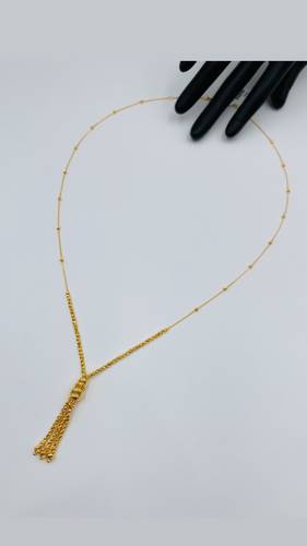GOLD LONG NECKLACE K21