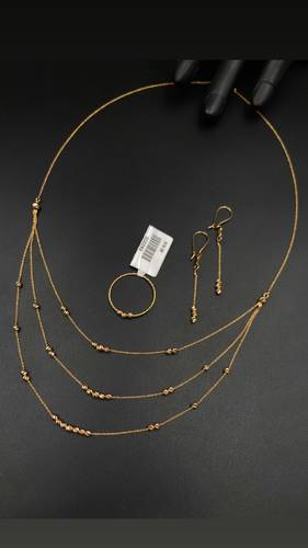 YELLOW GOLD HALF SET K21