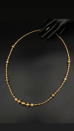 GOLD LONG NECKLACE K21