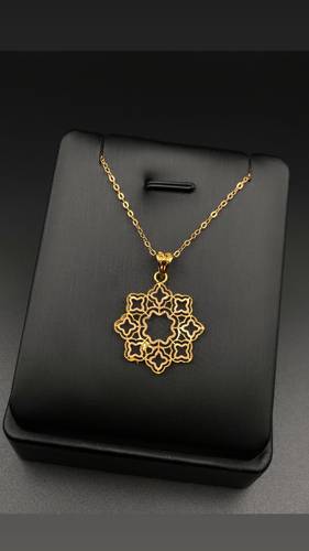 عقد ذهب أصفر عيار 21