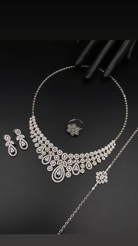 18K WHITE GOLD FULL SET