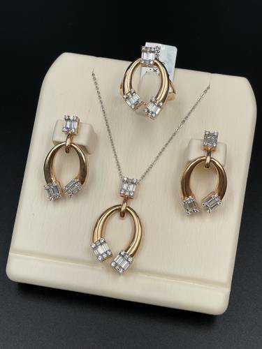 18K GOLD HALF SET