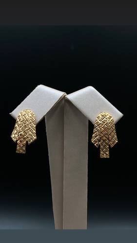 YELLOW GOLD EARINGS 21K