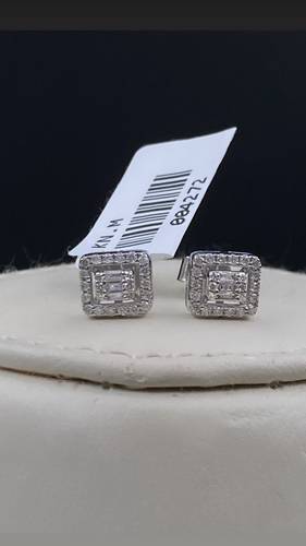 NATURAL DIAMOND EARRING WITH GOLD K18