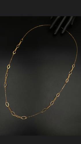 GOLD LONG NECKLACE K18