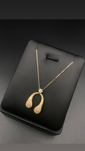 YELLOW GOLD NECKLACE K18