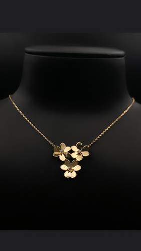 YELLOW GOLD NECKLACE K18