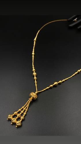 GOLD LONG NECKLACE K21
